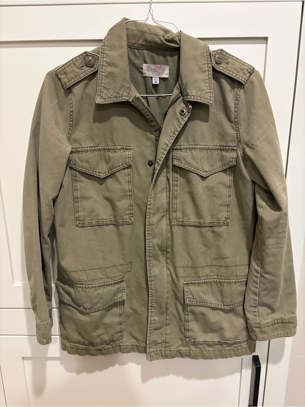 Ecote Olive Green Military Field Jacket M